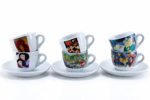 ROSA COLLEZIONE DIPINTI Caffè - SET 6 ks (60 ml)