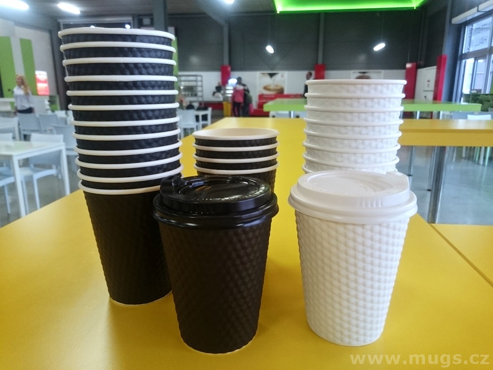 Kelímek na kávu STARCUP BLACK 400 ml (25 ks/bal)