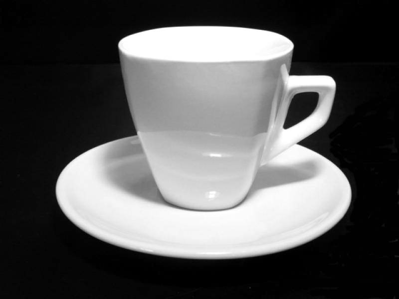 Porcelánový šálek s podšálkem SARA XL 300 ml